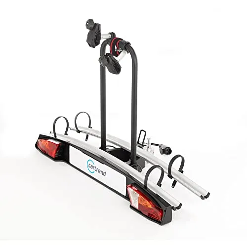 CARTREND Kupplungs-Fahrradträger Alu Active für 2 Fahrräder