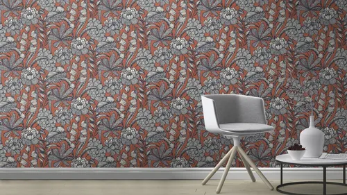 Rasch Tapeten Rot von Rasch