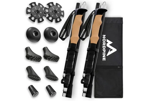 Faltbare Wanderstöcke aus Carbon & Aluminium