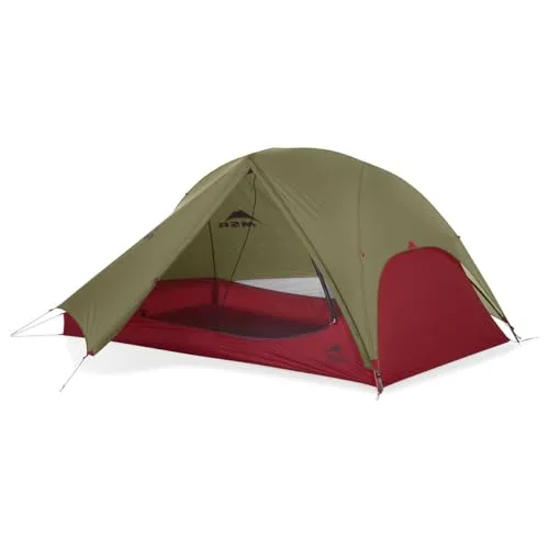 MSR FreeLite 2 Tent V3 - Leichtes 2-Personen Zelt in Grün - Kuppelzelt mit nur 910 g Gewicht, ideal für Rucksackreisen. Halb-freistehend mit einfachen Reißverschlüssen und praktischen Kabelführungen für mehr Komfort.