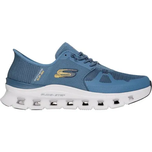 Skechers Glide-Step Pro Sneaker - Sneaker aus Textil mit Hands Free Slip-In Design für müheloses Anziehen, ausgestattet mit einem exklusiven Fersenkissen und Air-Cooled Memory Foam für höchsten Komfort.