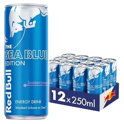 Red Bull Energy Drink Sea Blue Edition, Juneberry, 12er Pack