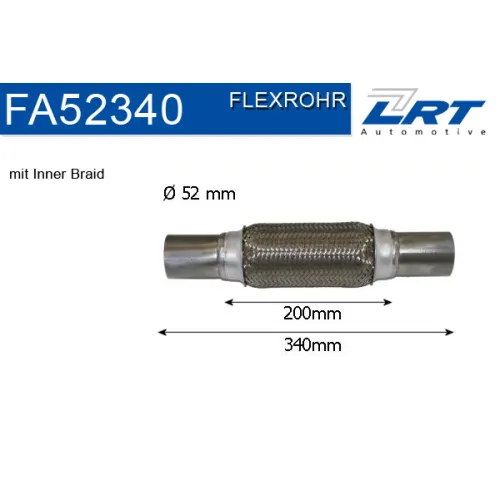 LRT Flexrohr FA52340: Hochwertiges Abgasanlagen-Zubehör