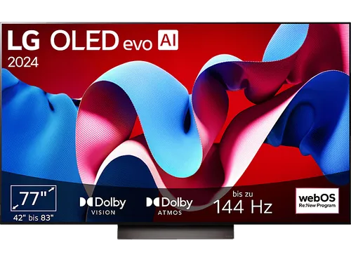LG OLED77C43LA OLED evo TV