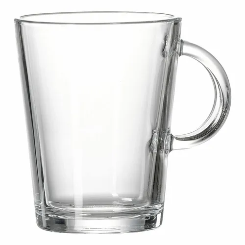 Ritzenhoff & Breker Henkelglas Coredo Becher mit Henkel Henkelbecher Glas 290 ml