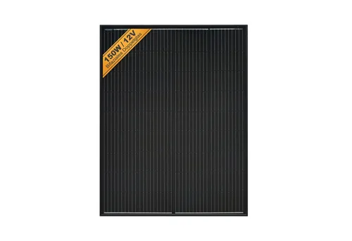 enjoy solar® Bifaziales Glas-Glas Solarpanel 150W 12V mit schwarzem Rahmen