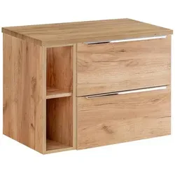 Petits-meubles Waschtischunterschrank 80 cm, Eichenoptik
