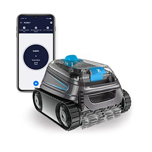 Automatischer Poolroboter Zodiac CNX 40 iQ - Automatische Poolreiniger: Effektive Reinigung von Boden, Wänden und Wasserlinie mit App-Steuerung und Liftsystem für höchsten Bedienkomfort.