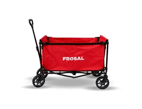 FROSAL Bollerwagen Bruno rot faltbar von Frosal