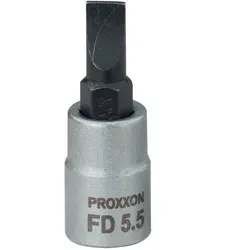 PROXXON 1/4 Zoll Schlitzeinsatz, 8,0 mm Steckschlüsseleinsatz  23742