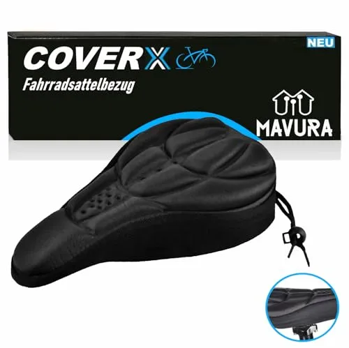 MAVURA COVERX Gelüberzug Sattelbezug Fahrradsattel Überzug Sattel