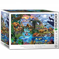 Eurographics XXL-Puzzle Tiere der Welt, 5000 Teile