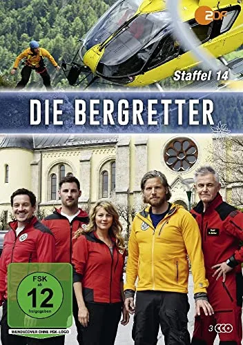 Die Bergretter - Staffel 14 - 3-DVD-NEU - TV-Serie auf DVD über tapfere Bergretter, die in dramatischen Einsätzen Leben retten. Ideal für Fans von Action und spannenden Geschichten.