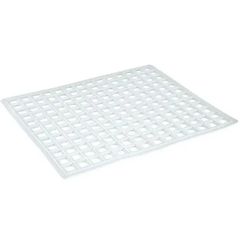 Bekaform Gummi-Spülbeckenmatte eckig Kunststoff weiß Spülbeckeneinlage 31,5x27cm