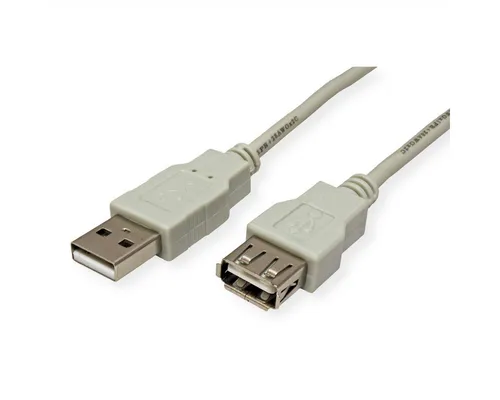 SECOMP STANDARD USB 2.0 Verlängerungskabel USB-Kabel, USB 2.0 Typ A Männlich (Stecker), USB 2.0 Typ A Weiblich (Buchse) (180.0 cm), Typ A-A, ST/BU