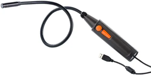 Somikon Snake Scope: USB-Endoskop-Kamera UEC-2620, VGA, Schwanenhals, 4 LEDs (Snake Kamera, Kabelkamera, Somikon Download)
