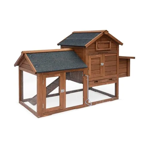 GALINETTE Holz-Hühnerstall für 3 Hühner