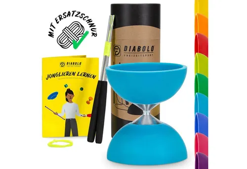 Diabolo Freizeitsport Spiel Diabolo Set Basic (türkis) von Diabolo Freizeitsport