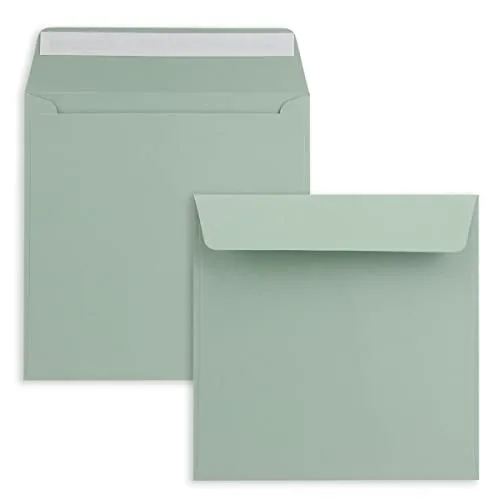 Kuverts in Eukalyptus (Grün) in grün von FarbenFroh by GUSTAV NEUSER
