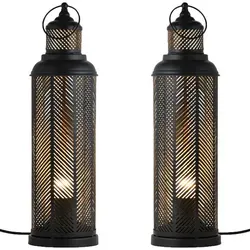 Marrakesch Orient & Mediterran Interior Stehlampe 2er Set in gold von Marrakesch Orient & Mediterran Interior