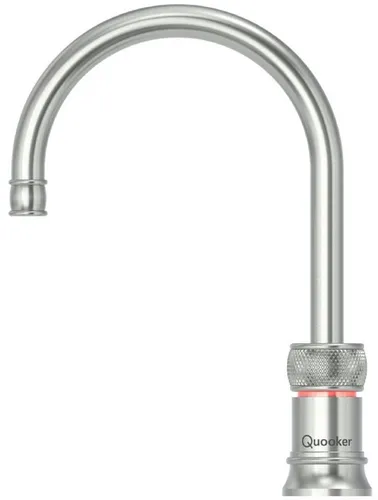 QUOOKER Küchenarmatur Classic Nordic Round single tap mit COMBI CUBE CHSRSST COMBI CUBE *inkl. 7 JAHRE GARANTIE*