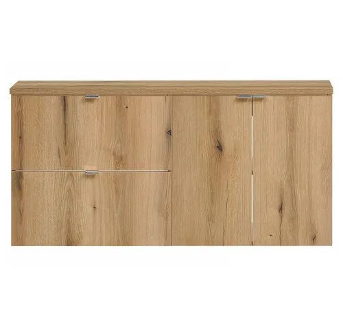 Produktbild Lomadox Badezimmer Doppelwaschtisch 120cm, Eiche