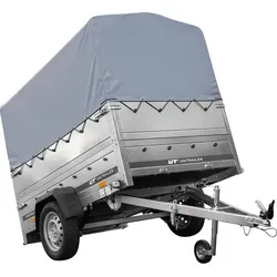 Leichtanhänger UNITRAILER GARDEN 201/R KIPP mit grauer Plane