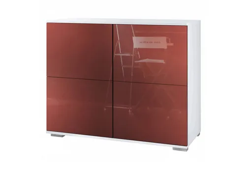 Vladon Kommode Rova V3 in rot von Vladon