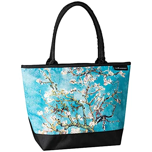 von Lilienfeld Shopper Tasche Vincent van Gogh Mandelblüte - Shopper mit beeindruckendem Vincent van Gogh Motiv, aus strapazierfähigem Polyester, ideal für kreative Köpfe und Kunstliebhaber.