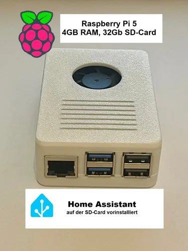 Raspberry Pi 5 B 16GB - Hochleistungs Einplatinen-Computer - Einplatinen-Computer mit 4x 2,4 GHz ARM Cortex-A76 Quad-Core-CPU und 16 GB RAM für blitzschnelle Anwendungen. Ideal für Medienstreaming, Hausautomatisierung und mehr!