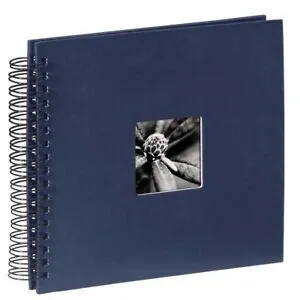 Hama Fine Art Album blue w. 50 black pages 28x24 in blau von Hama