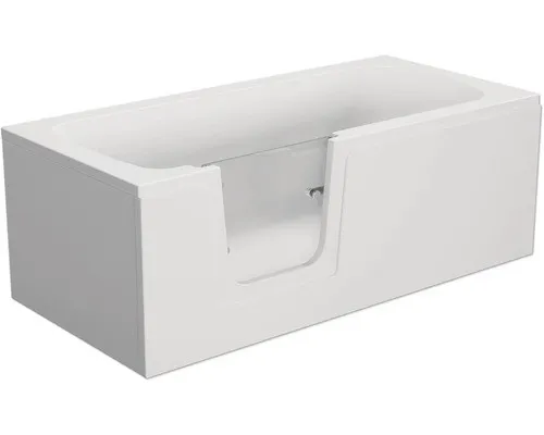 Produktbild Badewanne mit Tür SCHULTE Q1 Tür links 180 x 80 cm alpinweiß