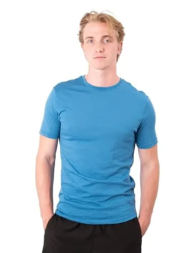 Produktbild Occulto Herren Merino Shirt Montreal Azurblau S