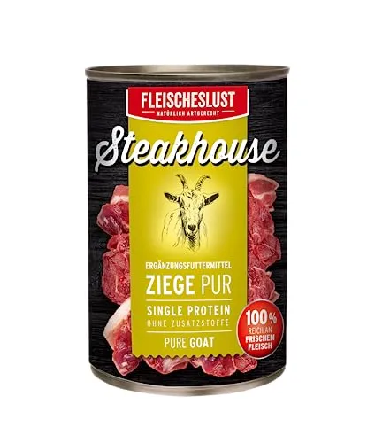 Fleischeslust Steakhouse Ziege Pur, 1er Pack (1 x 820 g)