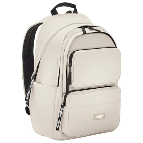 LARKSON Schulrucksack No 3 Advanced in beige von Larkson