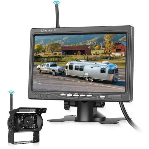 Kabellos Rückfahrkamera Set mit 7-Zoll-HD-Monitor