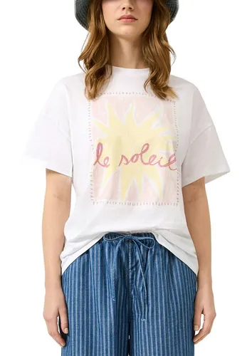 QS Kurzarmshirt Sommershirt mit Druck