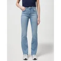 Wrangler Bootcut-Jeans - High Waist für optimalen Tragekomfort - Jeans mit 80% Baumwolle für angenehmen Tragekomfort, High Waist Schnitt und lässigem Bootcut-Stil, ideal für jede Gelegenheit.