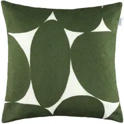 SCHÖNER WOHNEN-Kollektion Dekokissen Pebble, grün - Kissen aus hochwertigen Naturfasern, 45x45 cm, OEKO-TEX® zertifiziert und ideal für stilvolle Wohnakzente.
