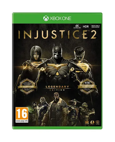 Injustice 2 Legendary Edition für Xbox One - Action-Abenteuer Spiel für Microsoft Xbox One, bietet zusätzliche Charaktere und Inhalte für ein unvergleichliches Spielerlebnis. USK ab 16.