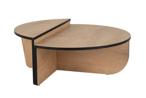 Couchtisch in Honigeiche Schwarz - Beistelltisch für Ihr Wohnzimmer - Stylischer Couchtisch mit 90 cm Breite und 100% melaminbeschichteter Spanplatte. Ideal als praktischer Beistelltisch oder für gesellige Abende.