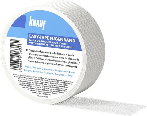 Produktbild Knauf Gipsfaser-Fugenband easy-tape 20 m x 48 mm