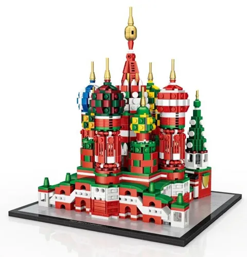 Klemmbausteine Basilius Cathedral LOZ 1021 House Mini Blocks 2477 Teile Haus