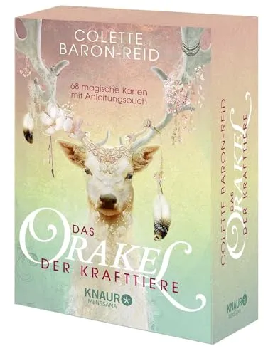 Das Orakel der Krafttiere - Magisches Orakeldeck - Belletristik, 68 wunderschön illustrierte Karten zur Entfaltung Ihres Potenzials und spirituellen Wachstums, gestaltet von Colette Baron-Reid.