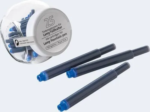 Tintenpatrone für Lamy Füller blau 25ST