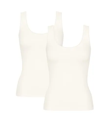 Sloggi Damen Sloggi GO Tank Top C2P, Silk White, L von sloggi