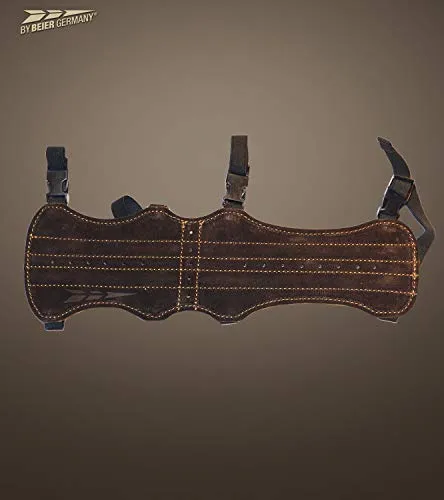 by Beier Armschutz Long Suede in Dunkelbraun