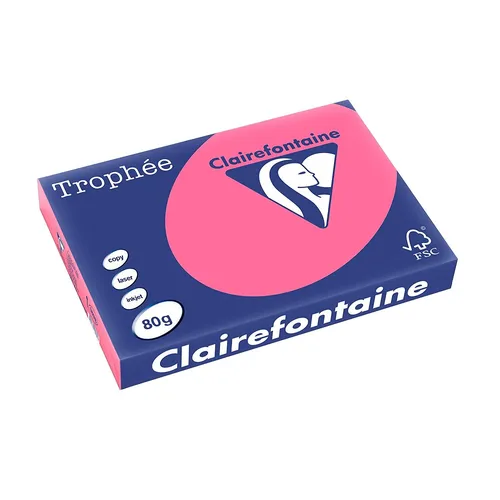Clairalfa Multifunktionspapier Trophée A3 80 g/m² in pink von Clairalfa