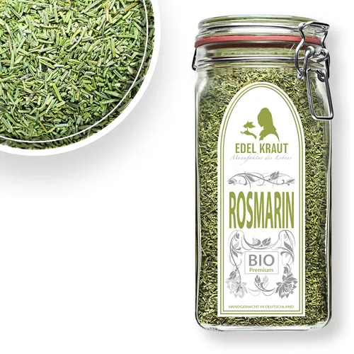 350g BIO Rosmarin im Premium Glas | Gewürze von EDEL KRAUT