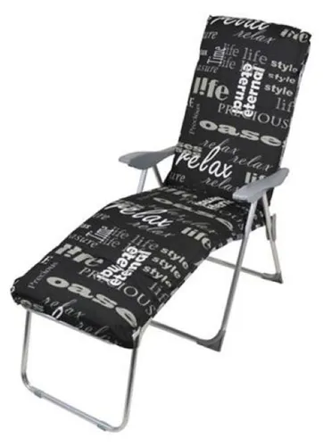 Relax-Auflage Lifestyle für Gartenmöbel in schwarz von BURI